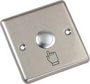 Boton acero inox cuadrado